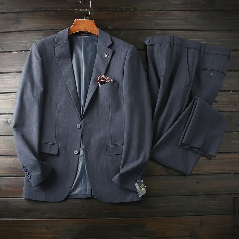 

[Limited Time Offer] Men's high-end business elastic non-iron suit and trousers two-piece set