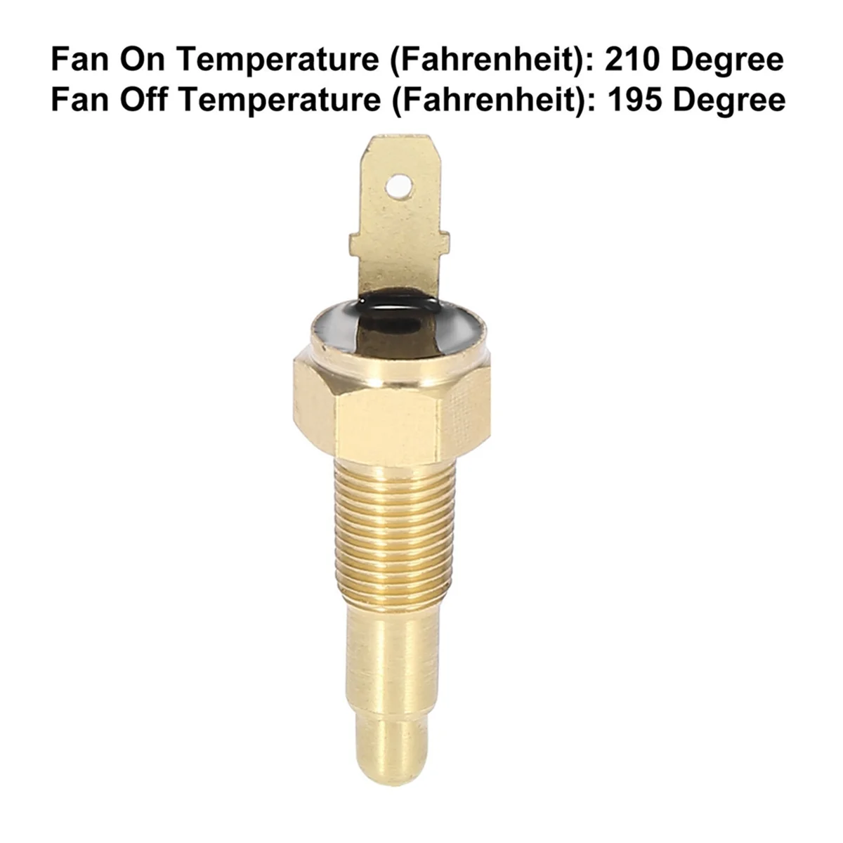 A002 Universal- Car Radiator Fan Temperature Sensor Switch for Car 1/8inch NPT 210-195 Off Auto Accessories