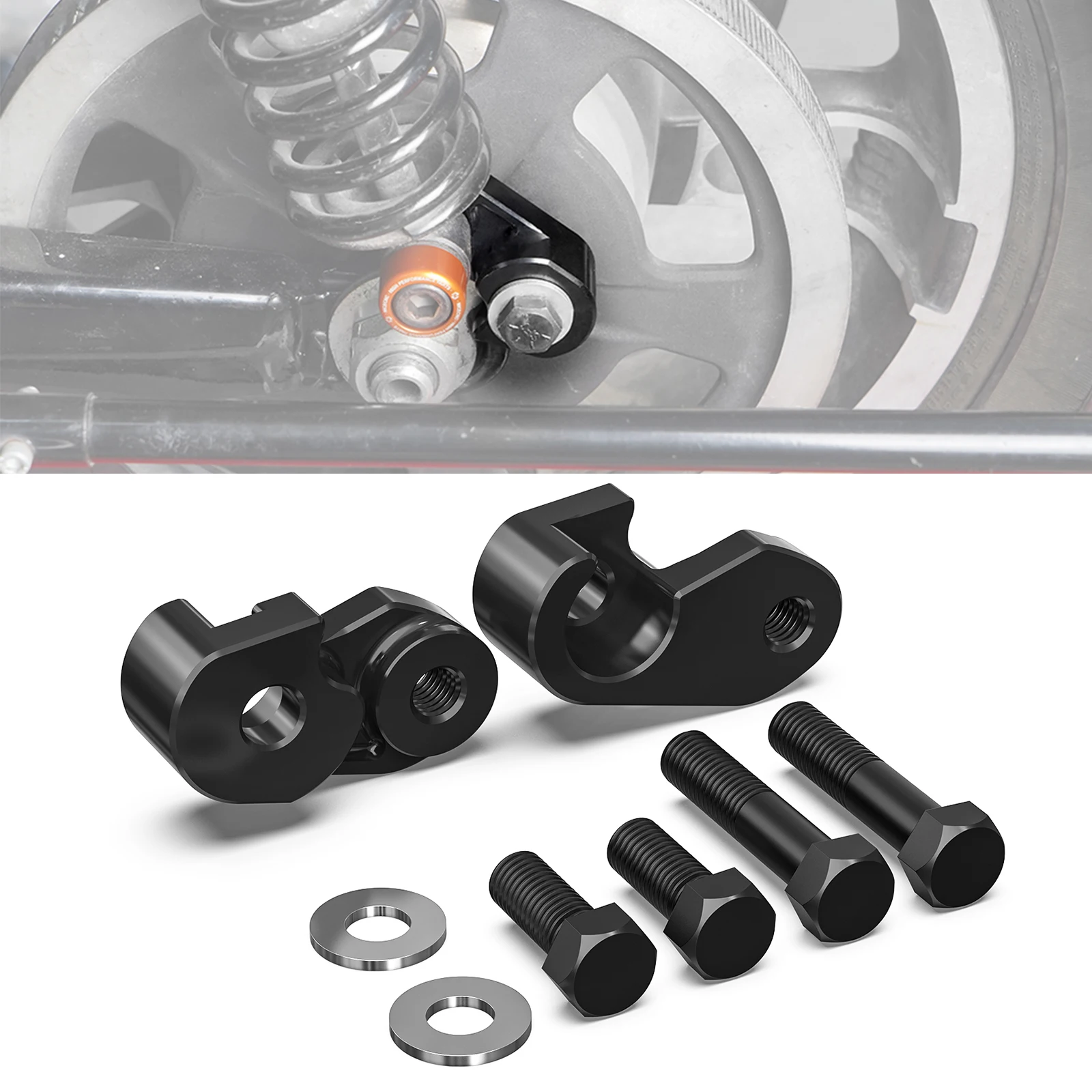 

For Harley Street Glide Road King 2017-2024 1'' Riser Rear Suspension Riser For Harley Electra Glide Standard Ultra Limited