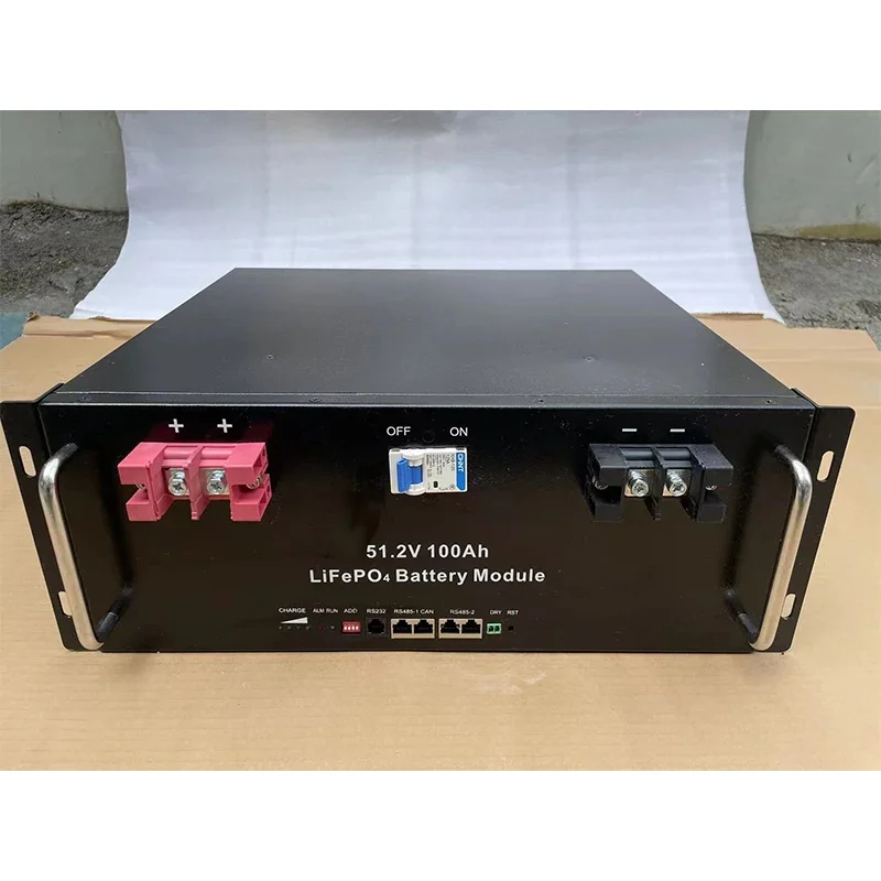 

LiFePO4 Battery Pack 48V 100Ah 200Ah 51.2V 12Kw 10Kw 6000 Cycles Max 30 Parallel PC Mon,itor Inverter Battery With CAN RS485
