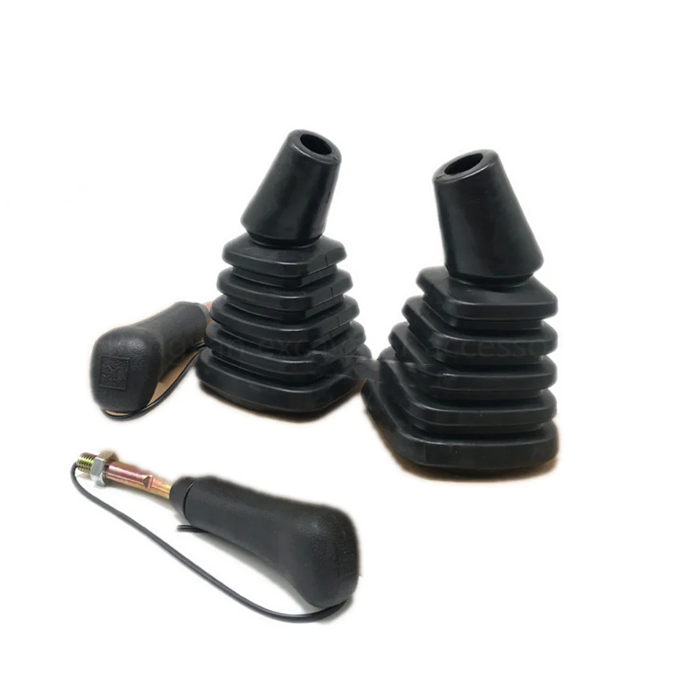 

For 55 140 210 240 360 Joystick Handle Rubber Operation Handle Dust Cover Gear Head Excavator Parts