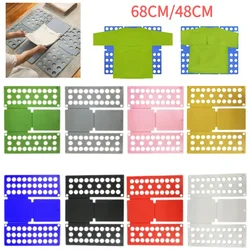 68cm/48cm Plastic Clothes Folding Board Durable Kids Laundry Folder Easy and Fast Shirt Folding Board Home Storage Tool for Kids