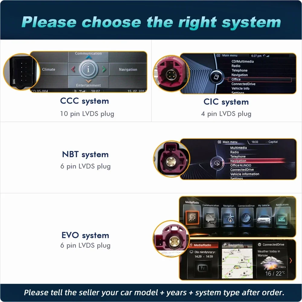 Picture 3: Wireless Carplay Player For BMW 5 Series F10 F11 F18 2011-2017 Car Screen Stereo GPS Navigation Auto Radio