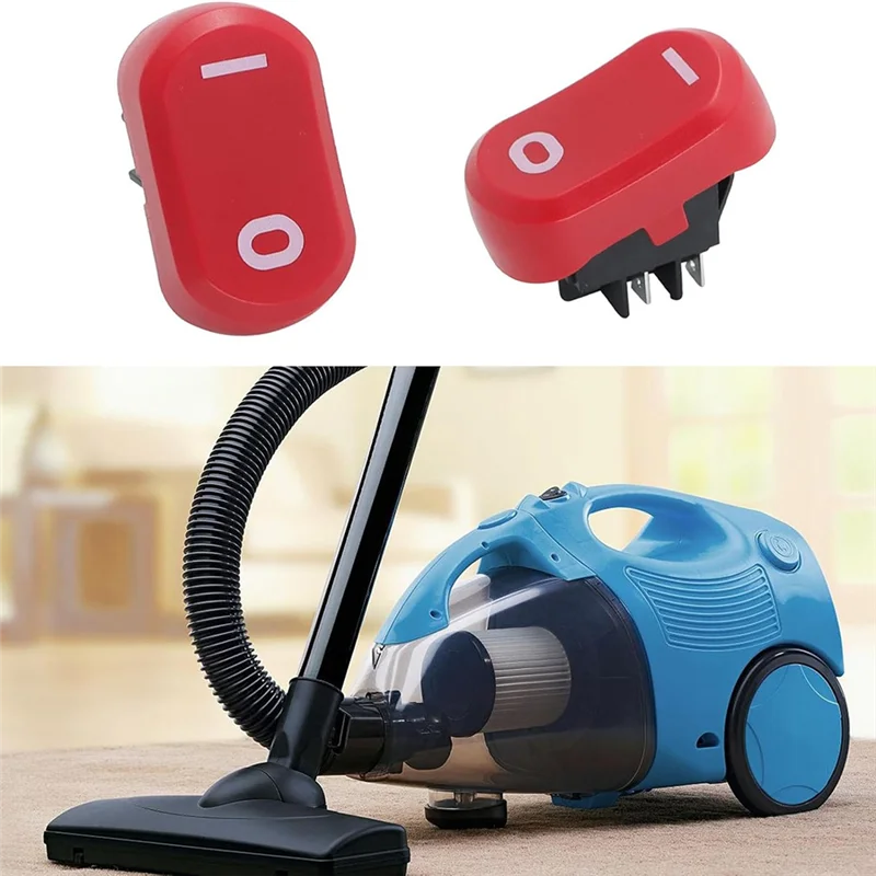 A86I-4Pcs botão interruptor de energia elétrica à prova dwaterproof água fácil instalação interruptor substituir acessórios aspirador pó