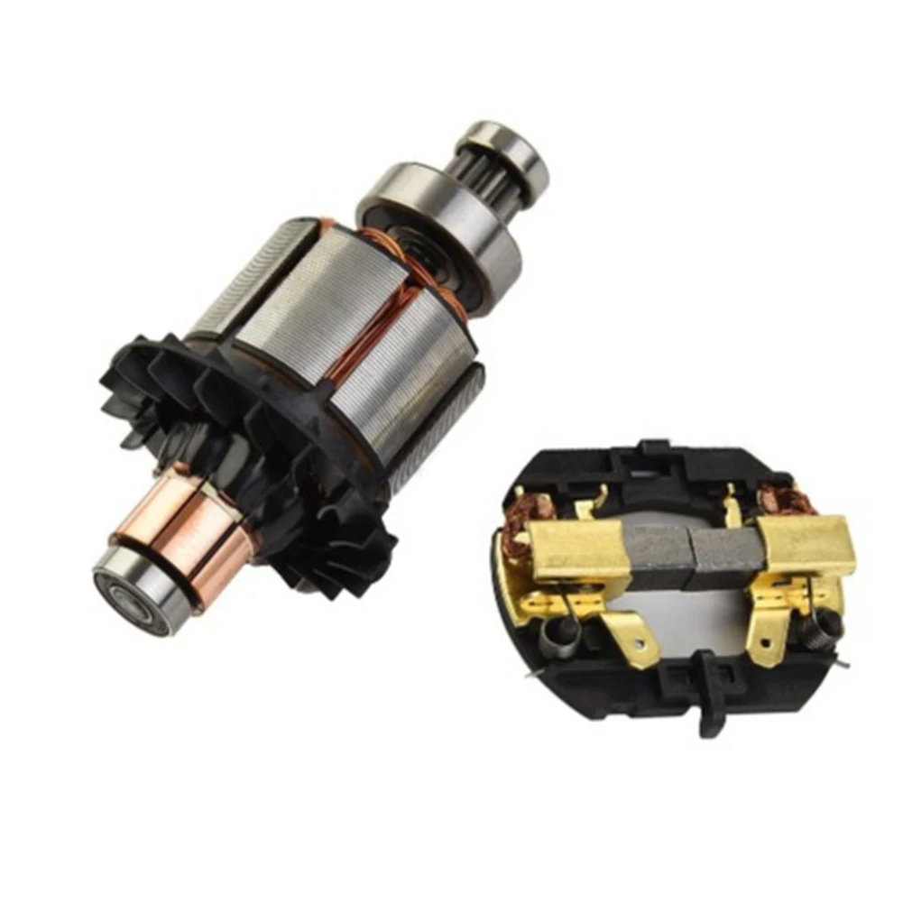 /Armature /N392987 /And Carbon Brushes Holder N384037 For DCH243 DCH253 DCH254 Rotary Hammer Drill Power Tool Replacement Parts
