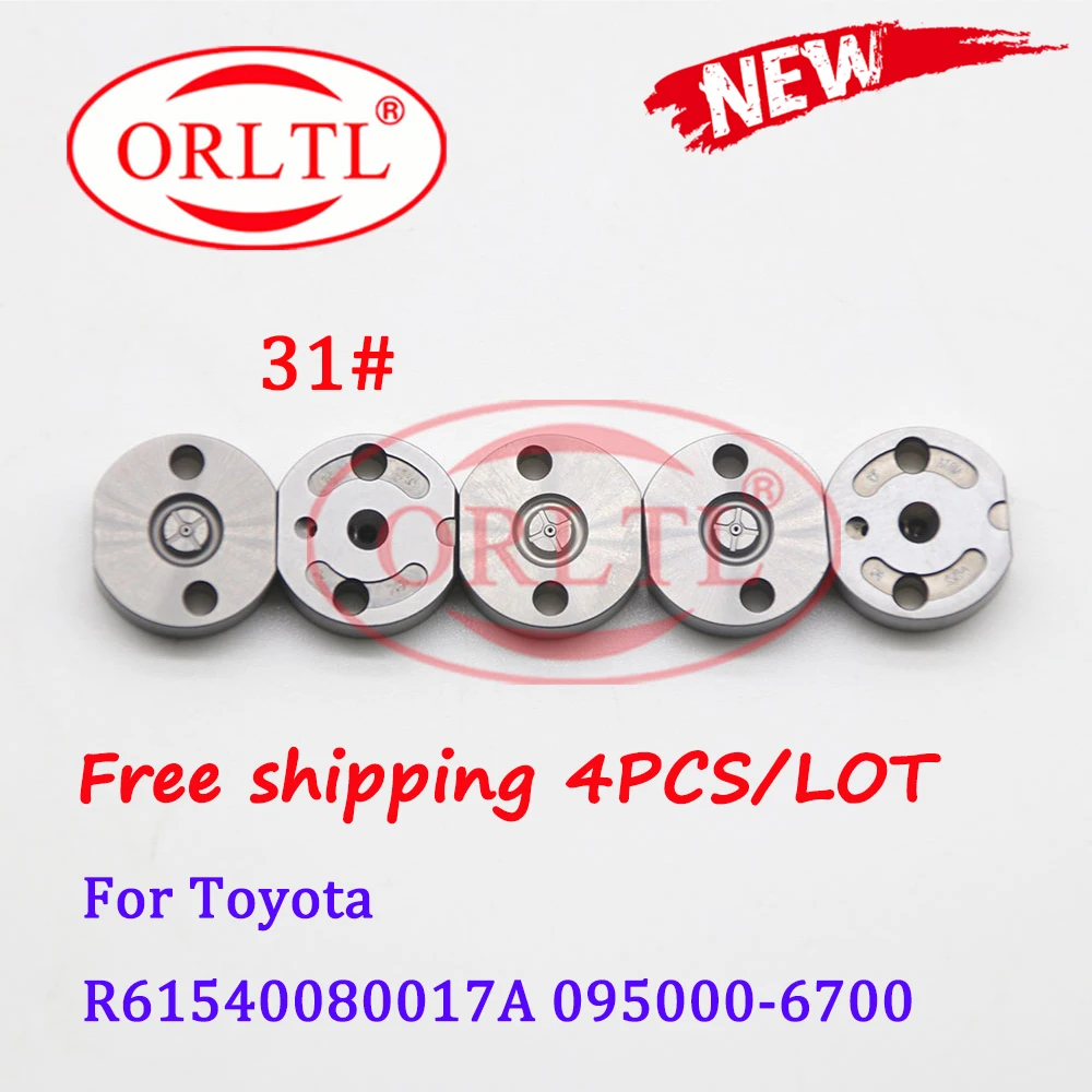 

ORLTL 31# Valve Orifice Plate Fuel Injector 095000-6700 Diesel 095000-6701 for DENSO R61540080017A 095000-6702,9709500-670