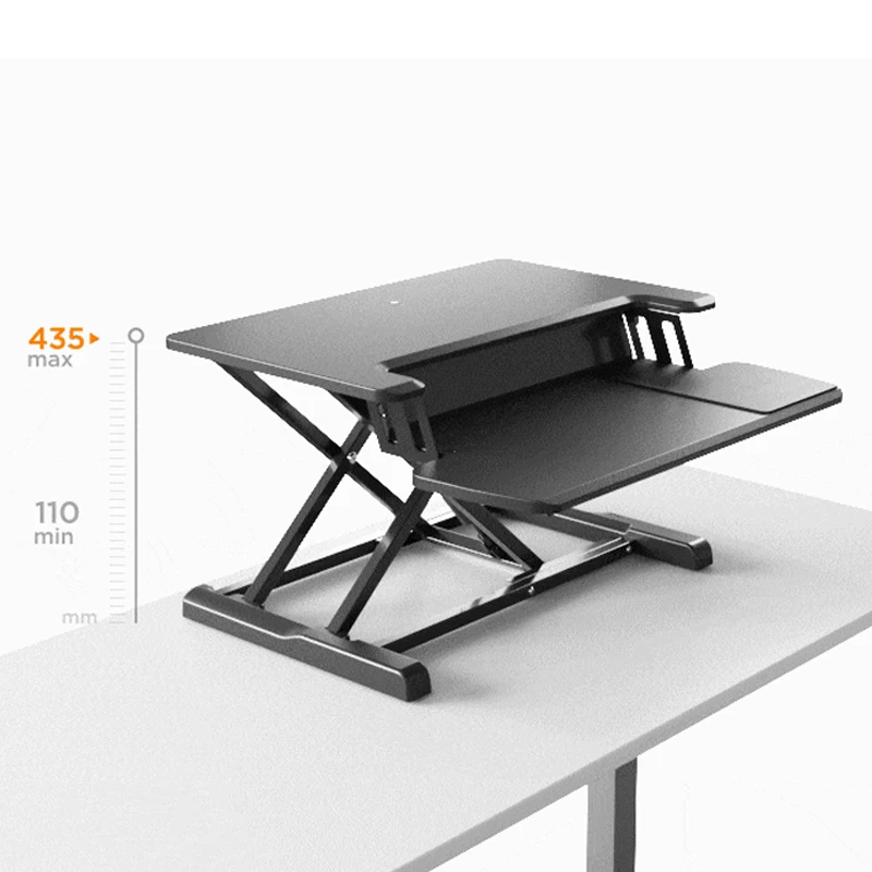 Small fairy table standing workbench laptop monitor office computer height adjustable desk elevated shelf