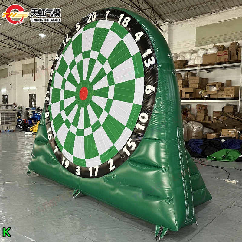 Nieuwe interactieve opblaasbare menselijke sport voetbal dartbord voetbal darts bordspellen grote gigantische carnaval opblaasbaar speelgoed