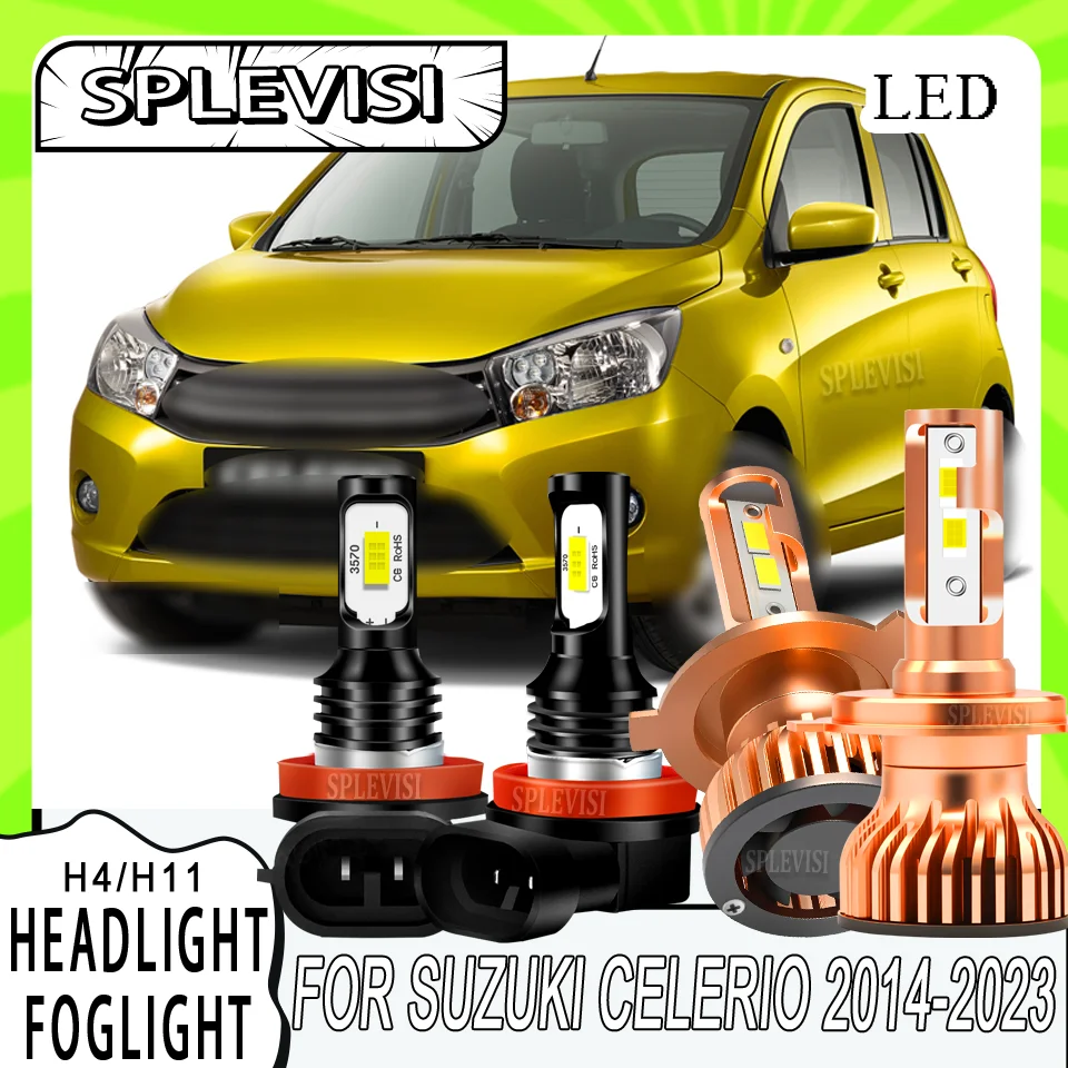 

Clear Beam Powerful Wide Illumination Range H4 H11 LED HEADLIGHT FOGLIGHT FOR Suzuki Celerio 2014-2018 2019 2020 2021 2022 2023