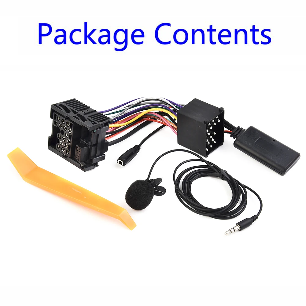

Compatible AUX IN Cable Adapter with Microphone For For For For BMW E46 3 Series CD Player Audio Connection Accessory