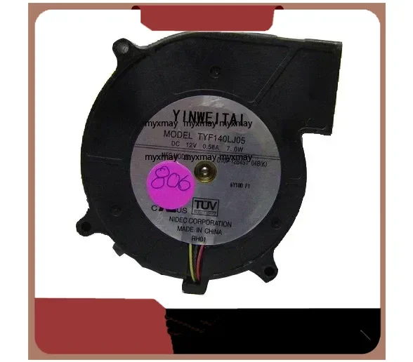 

FAN FOR TYF140LJ05 D10F-12B4S1 04B00 turbine centrifugal blower 10CM 12V 7.0W projector fan
