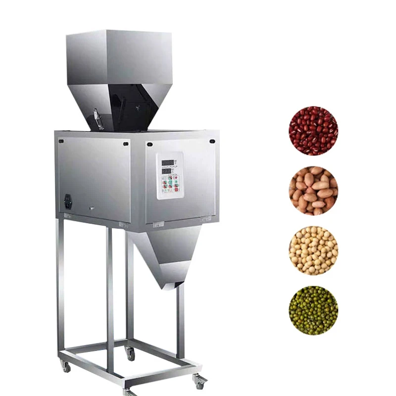 Semi Automatic Filling Machine Spice Dry Powder Coffee Bean Tea Bag Grain Rice Nuts Particle Bottle Subpackage Weighing Filler