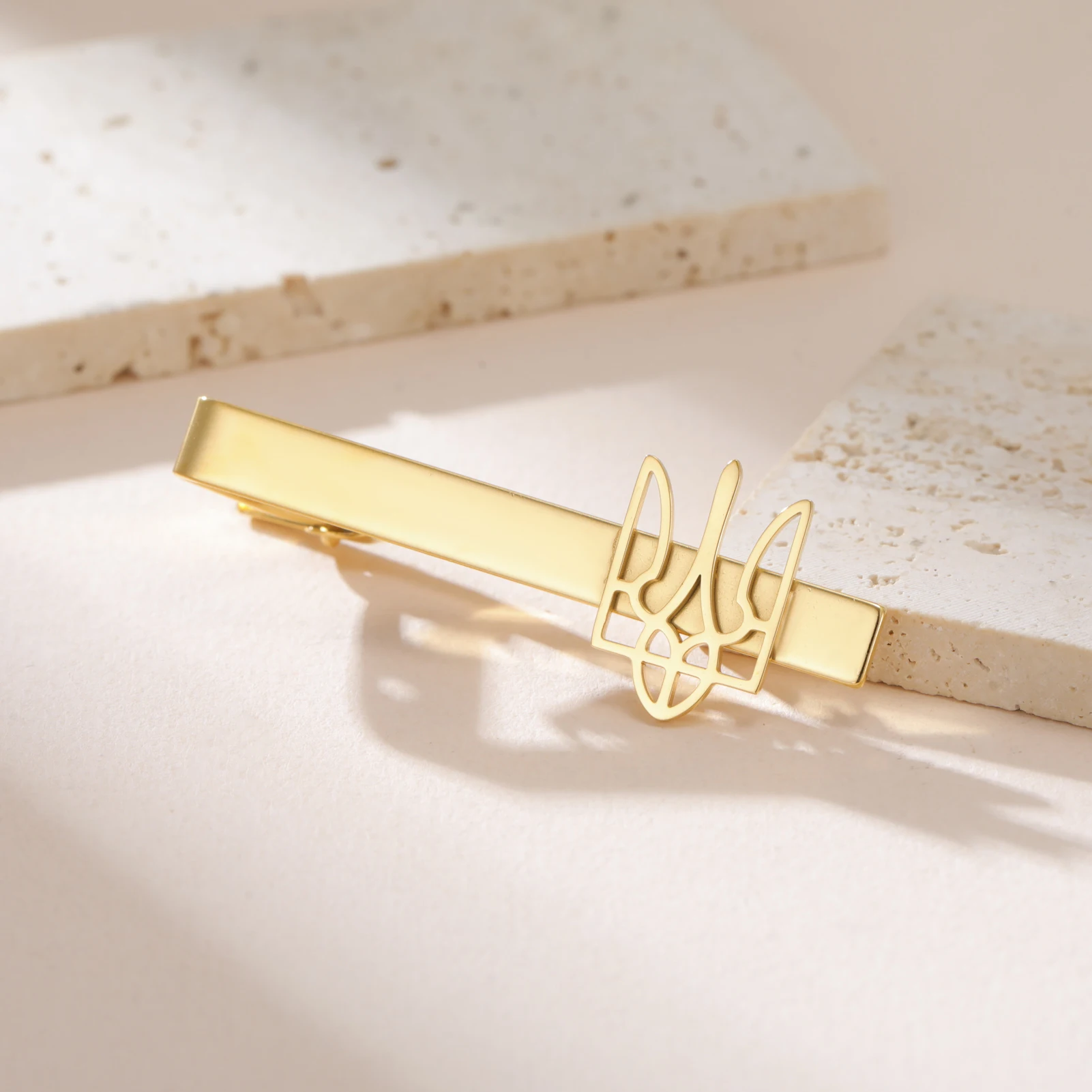 Ethnic Fashion Logo - Classic Ukrainian Emblem Men's Tie Clip