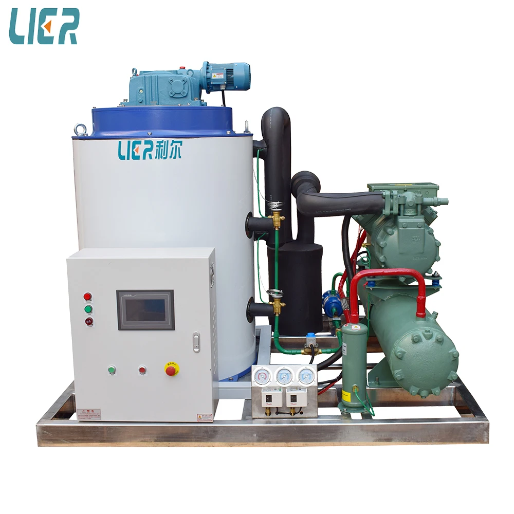 

Flake Ice Machine Professional Industrial Ice Making Machine for Sale 5 Tons/day Factory Price Low Price Flake Ice Machine
