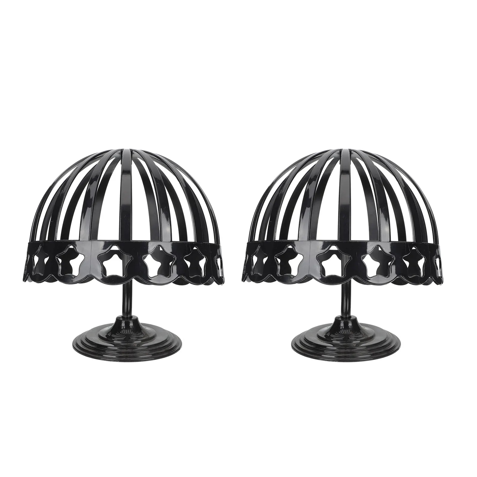 

2pcs Hat Display Stand Cap Holder ABS Rack Multifunction Shop Decoration Practical Storage Display Marketing Tool