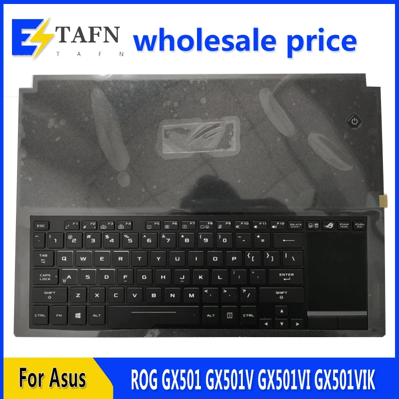 

New For ASUS ROG GX501 GX501V GX501VI GX501VIK GX501VS Notebook Computer Palmrest Keyboard Upper Cover Laptop Accessories C Case