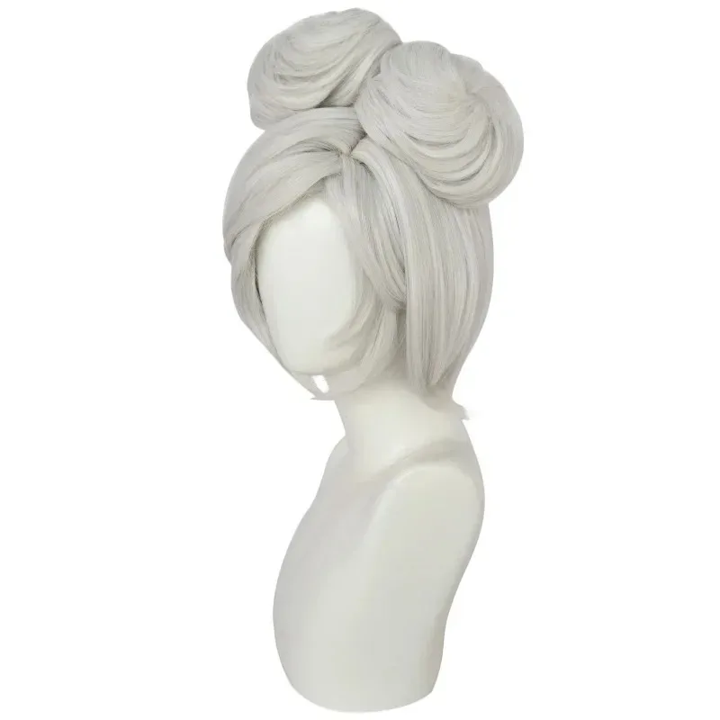 

qq38Purah Wigs Synthetic Long Straight Ponytail Rose Net Wig for Cosplay Comic Con