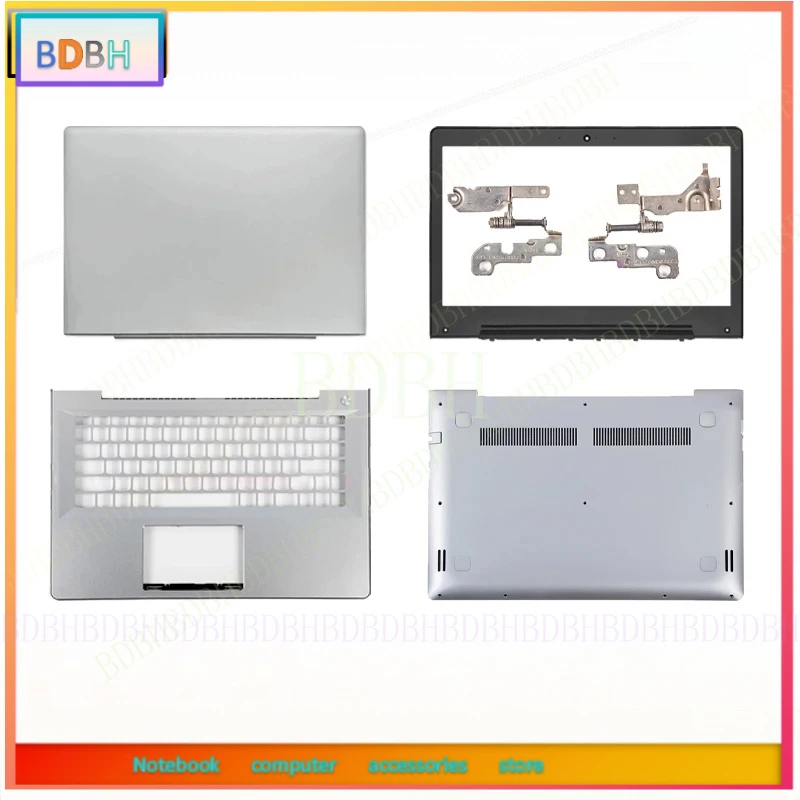 New For ideapad 500s 300S-14ISK S41-35 70 75 i2000 Laptop LCD Back Cover Front Bezel Palmrest Bottom Case Keyboard Hinges