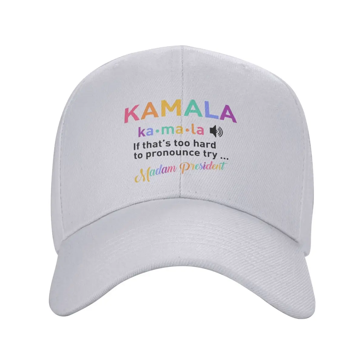 Definition Kamala Madam President Unisex Baseball Caps Election 2024 Dad Hat Unique Design Daily Wear Adjustable Snapback Hat