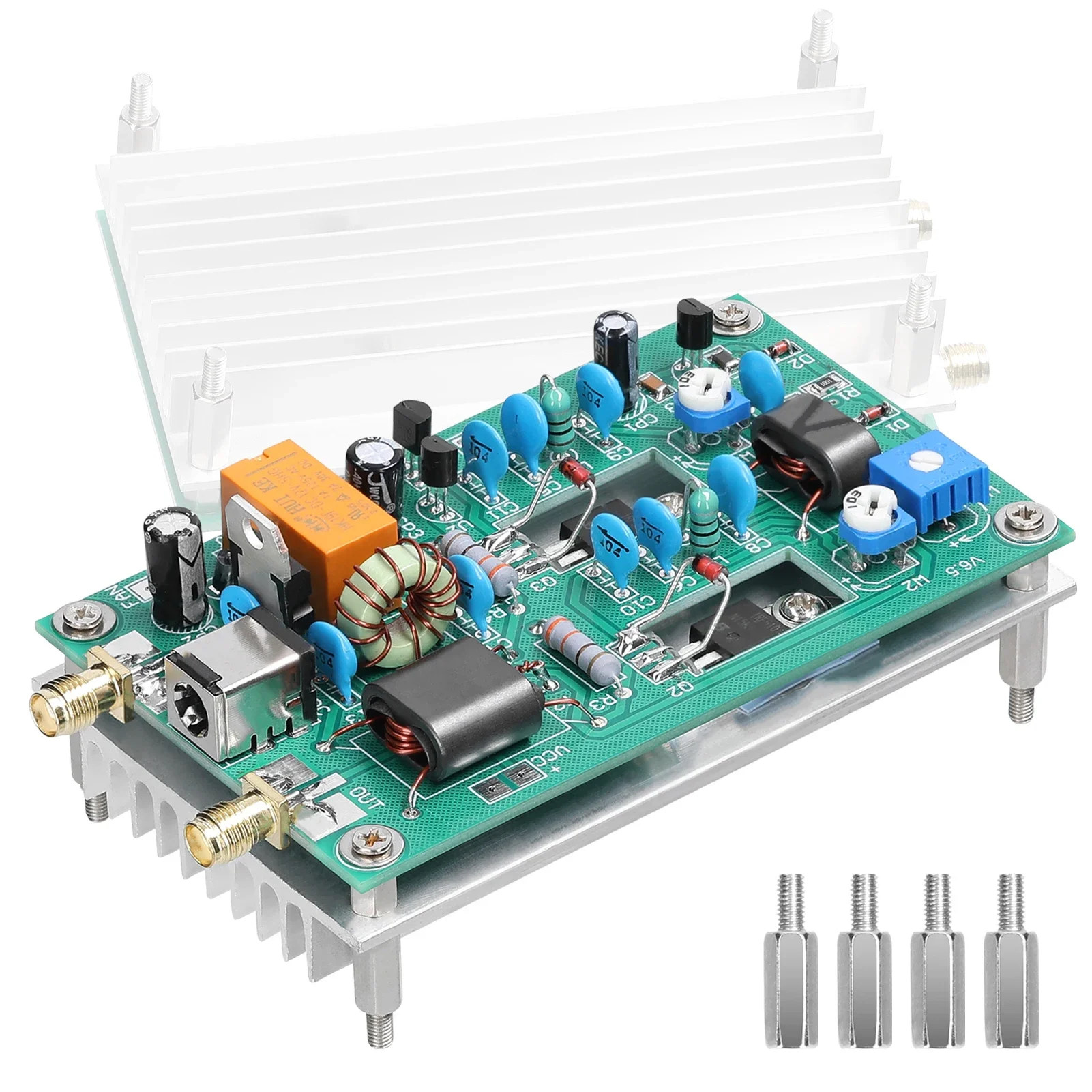 30W 3-28MHz Shortwave Power Amplifier Board CW SSB Linear High Frequency Power Amplifier Finished Board Tools