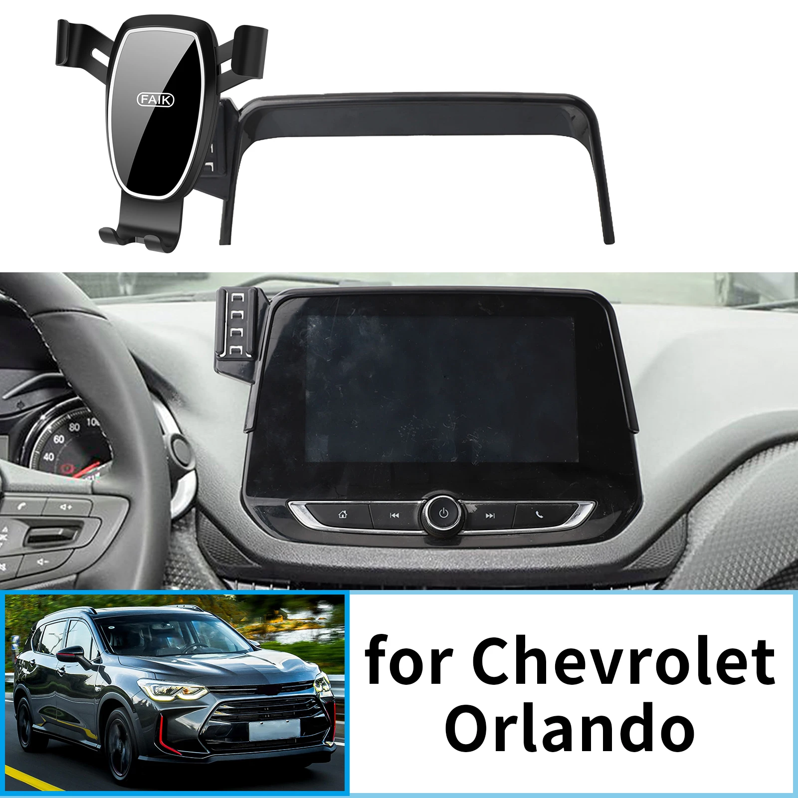 

for Chevrolet Orlando 2018 2019 2020 2021 2022 (8.0inch） GPS Bracket Navigation Stand Auto Accessories