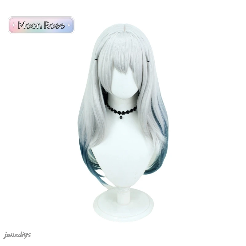 Honkai Star Rail Firefly Cosplay Wig 65cm Long Straight Wig Anime Wigs Heat Resistant Synthetic Firefly Cosplay Wigs