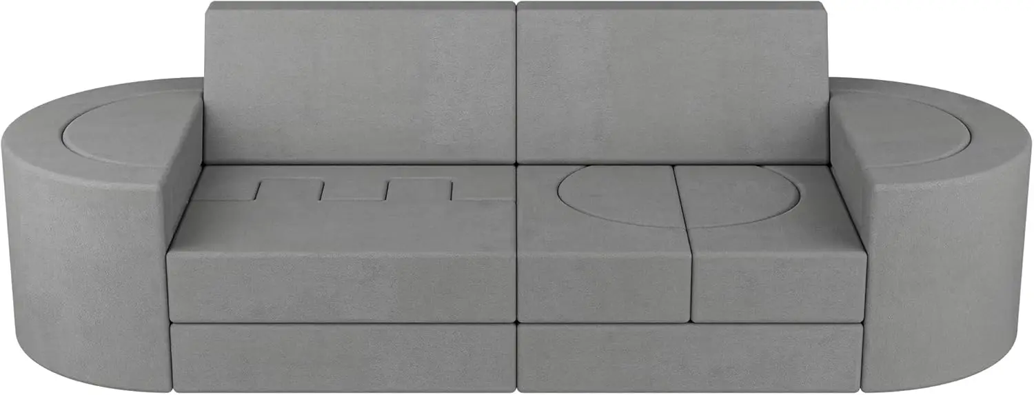 

Модульный детский игровой диван из 16 элементов, большой игровой диван для малышей для веселых игр или комфортного отдыха, более 1000 вариантов для творческой игровой комнаты