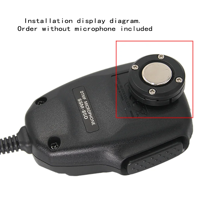 

FT7900R 510DR M8268 TM271 Радиомикрофонный магнитный всасывающий кронштейн, подходит для Yaesu MH48 SS-85D, автомобильное крепление для ручного микрофона