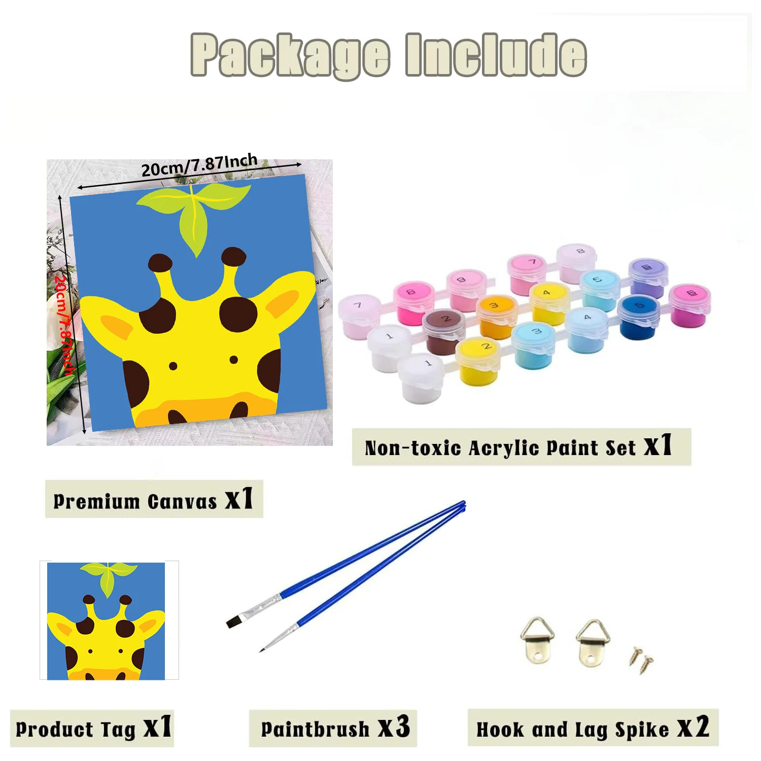 مع طلاء الإطار بالأرقام، مجموعة رسم للأطفال البالغين لتخفيف التوتر والرسم الإبداعي الممتع لديكور المنزل #2