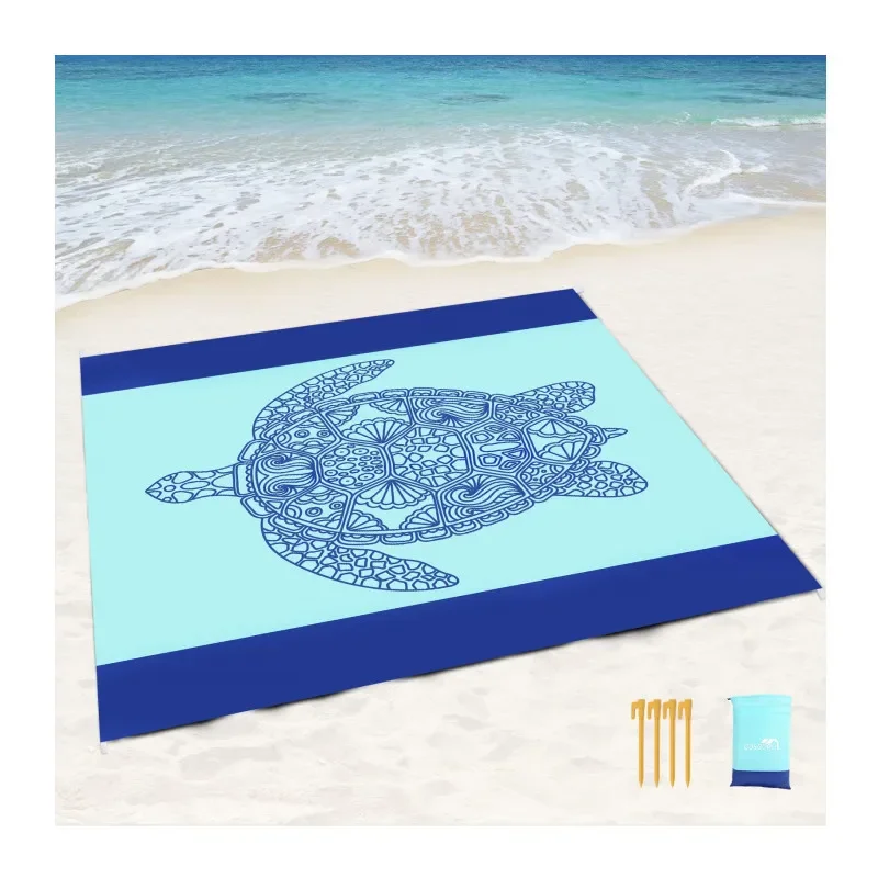 Beach Blanket,Picnic Blankets Waterproof Sandproof,Large Lightweight Beach Mat,Portable Picnic Mat,SandProof Mat for Camping