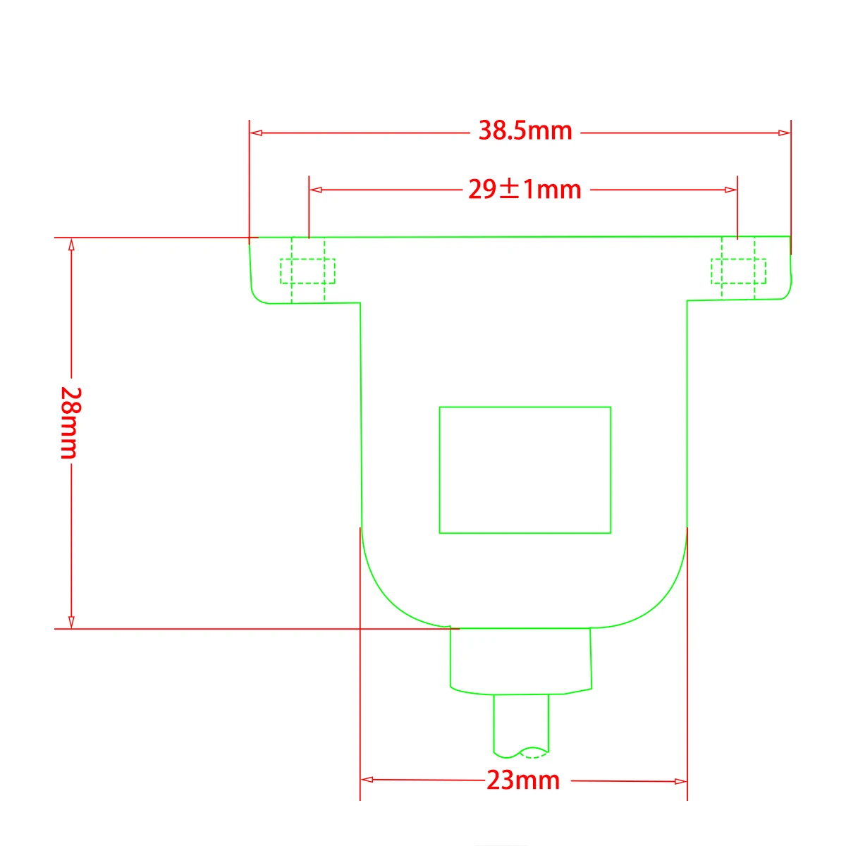 RJ11/RJ12 6P6C Female to Male  Screw Panel Mount Extension Cable