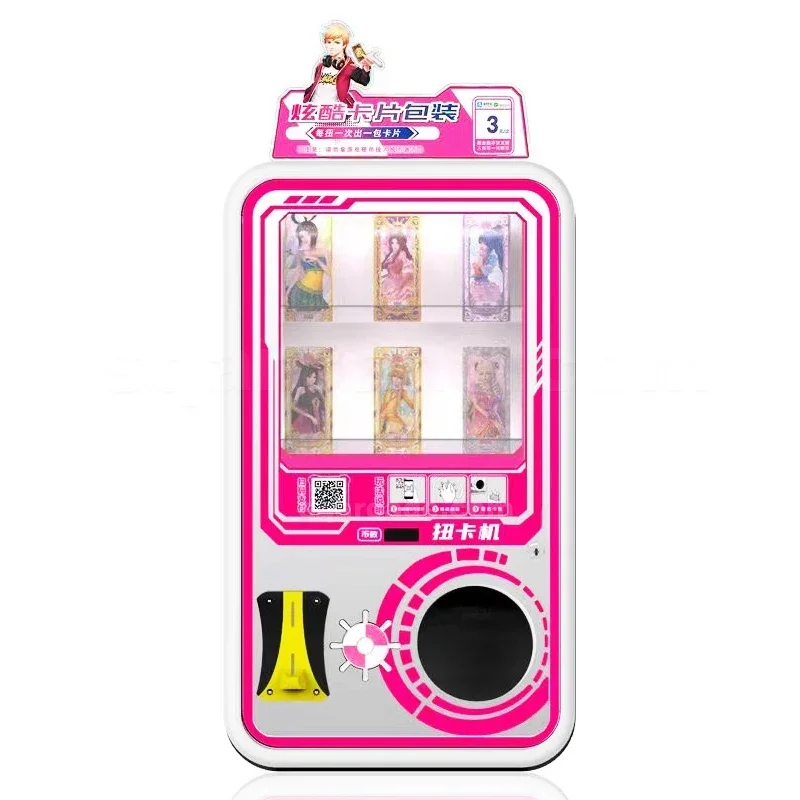 

Card Twist Gachapon Game Sticker Vending Children Win Prize Lucky Gashapon Machine Капсульная машина с монетоприемником