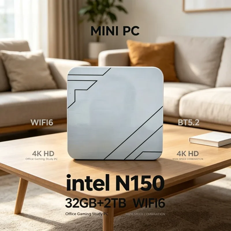 インテル-core-n150搭載-windows-11会議用pc-16gb-ram-1-2tb-ssd-wifi-6-bt52-4k-60hz-hd-日常使用・ゲーミング・オフィス・学習用pc