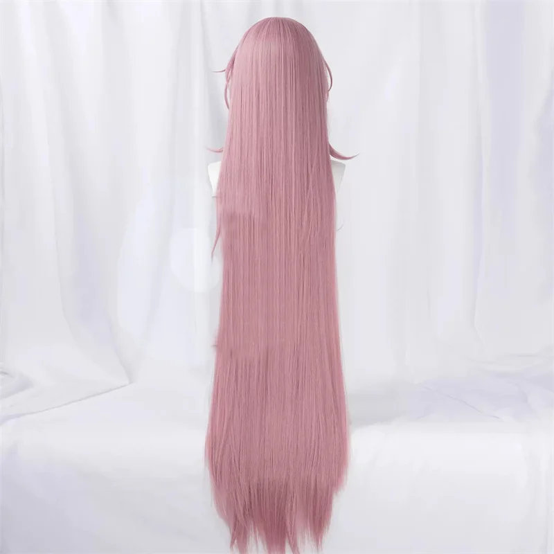 Peluca de cabello sintético para Cosplay, cabellera larga y resistente al calor, estilo gótico, Megurine Luka x Rascal, para Halloween, correo electrónico