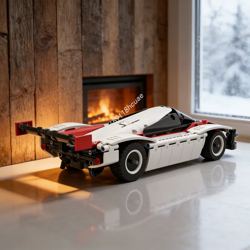 

561 деталей MOC Le Mans Racer, радиоуправляемая модель, конструктор, рождественский подарок, архитектурная игрушка, сборка, креативное обучение, DIY-идея