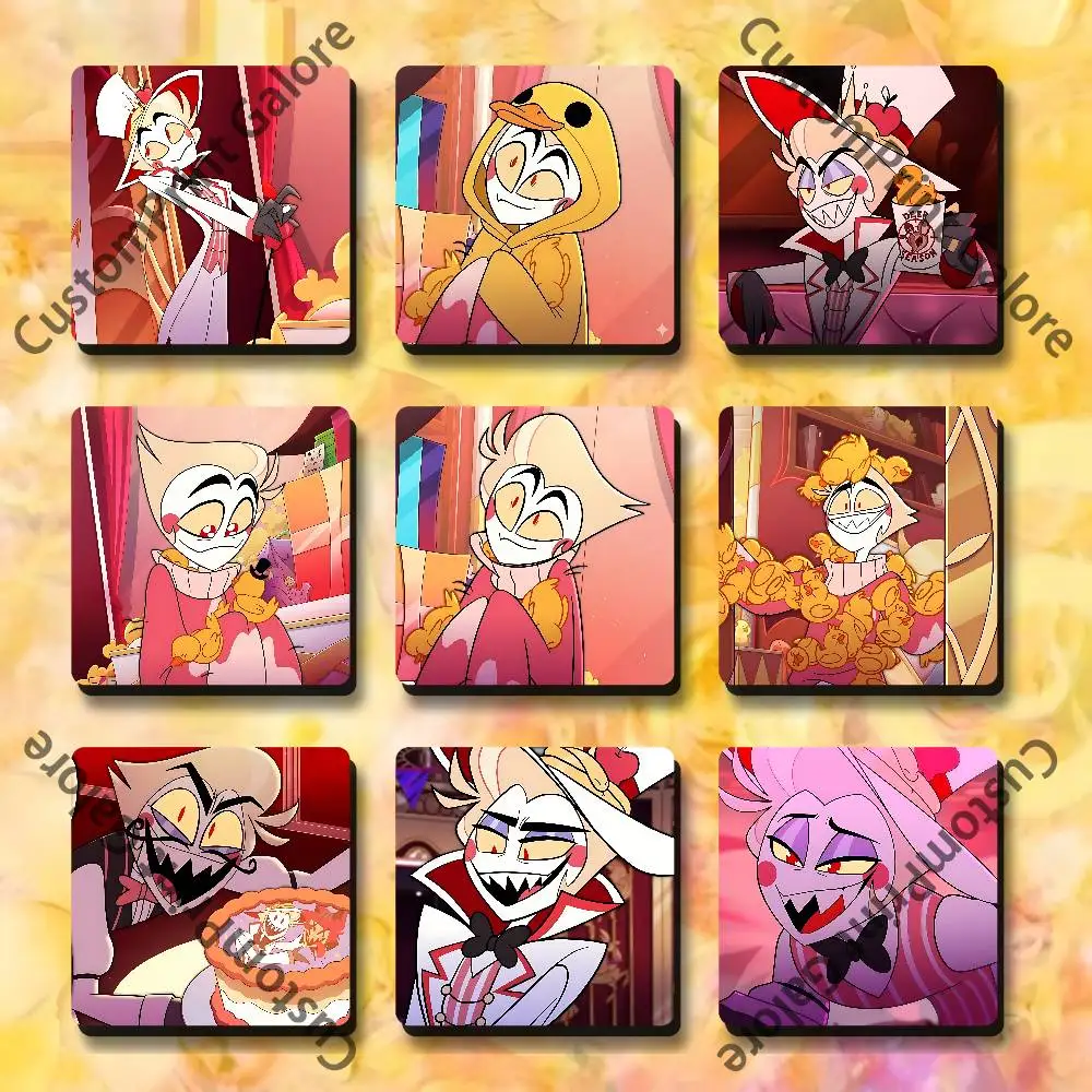 

L-LuciferS M-MorningstarS Soft Magnetic Refrigerator Magnets 5.5,7.5cm Personalized for DIY Kitchen Office Decorative