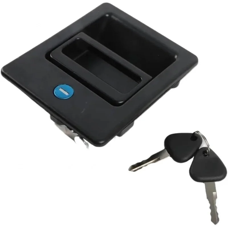 

Cab Door Lock Outside Handle with 2 Keys For EC140B EC180B EC210B EC240 EC290B EC330B EC360B EC460B Excavator Accessories