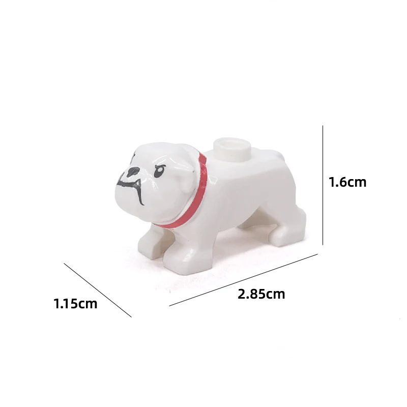 MOC Kennel Model Building Blocks DIY Animal Accessories Snow Dog Bulldog Toy Bricks Scene Combination Toys Toys for Children