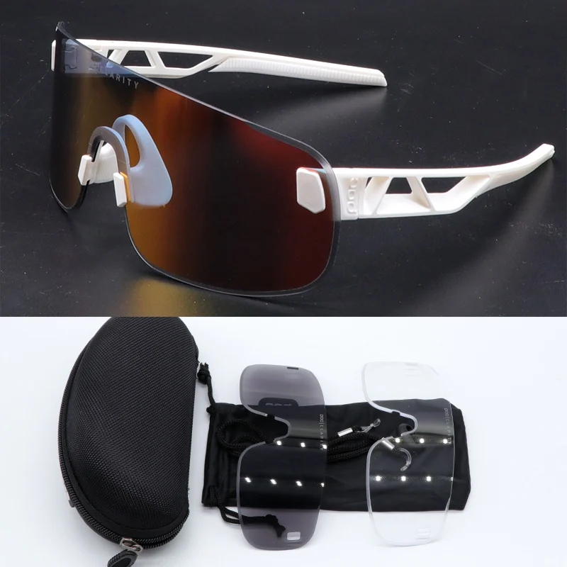 Cycling Glasses Men's and Women's Large Frame Sand-proof UV Sunglasses Outdoor Sports Goggles