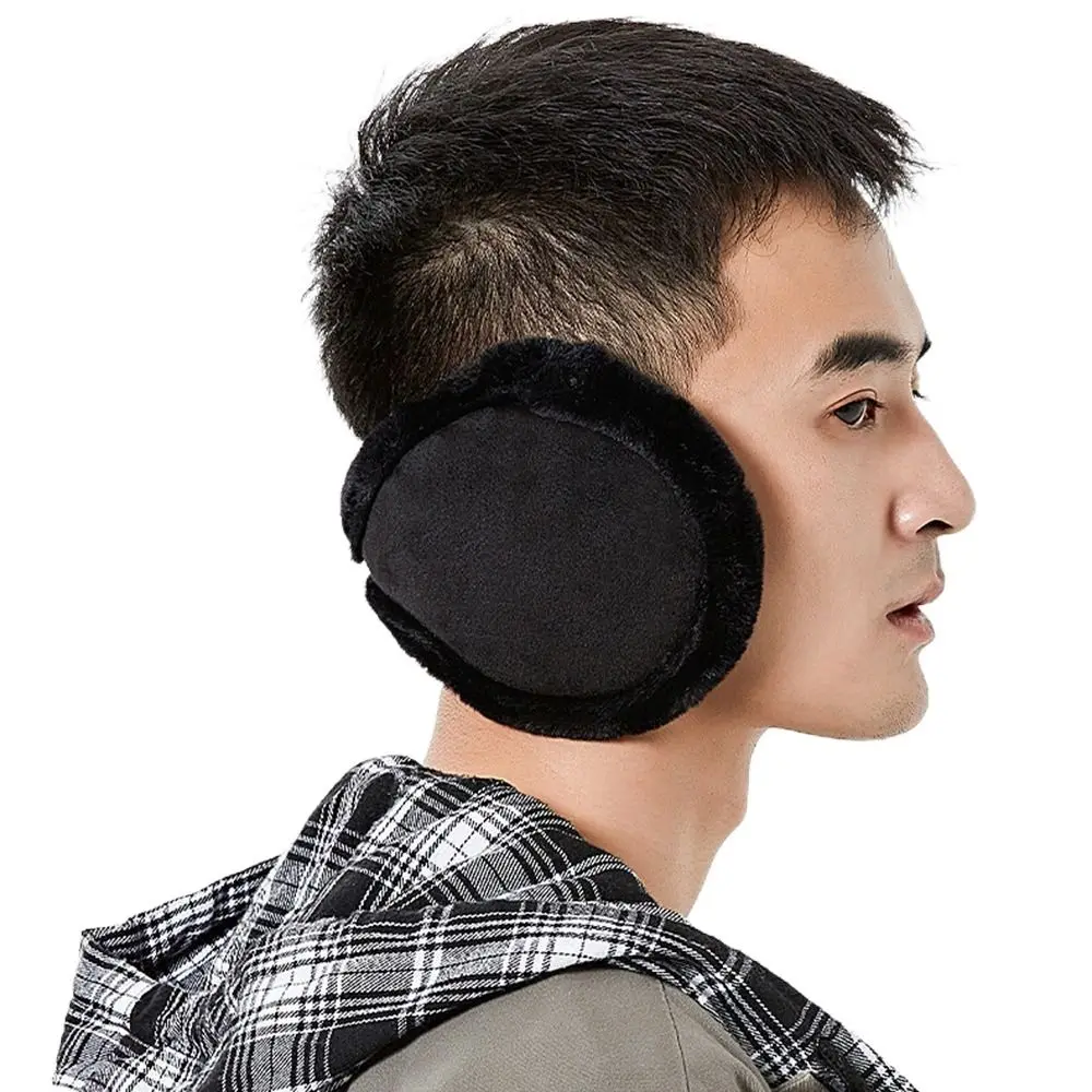 Fashion Solid Color For Male Thicken For Female Keep Warmer Windproof Ear Cover Plush Earmuffs Earcap Ear Warmers