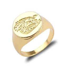 Kingsman-Custom Signet Rings for Men and Women, Jewelry Gold Color, Zinc Alloy, The Secret Service