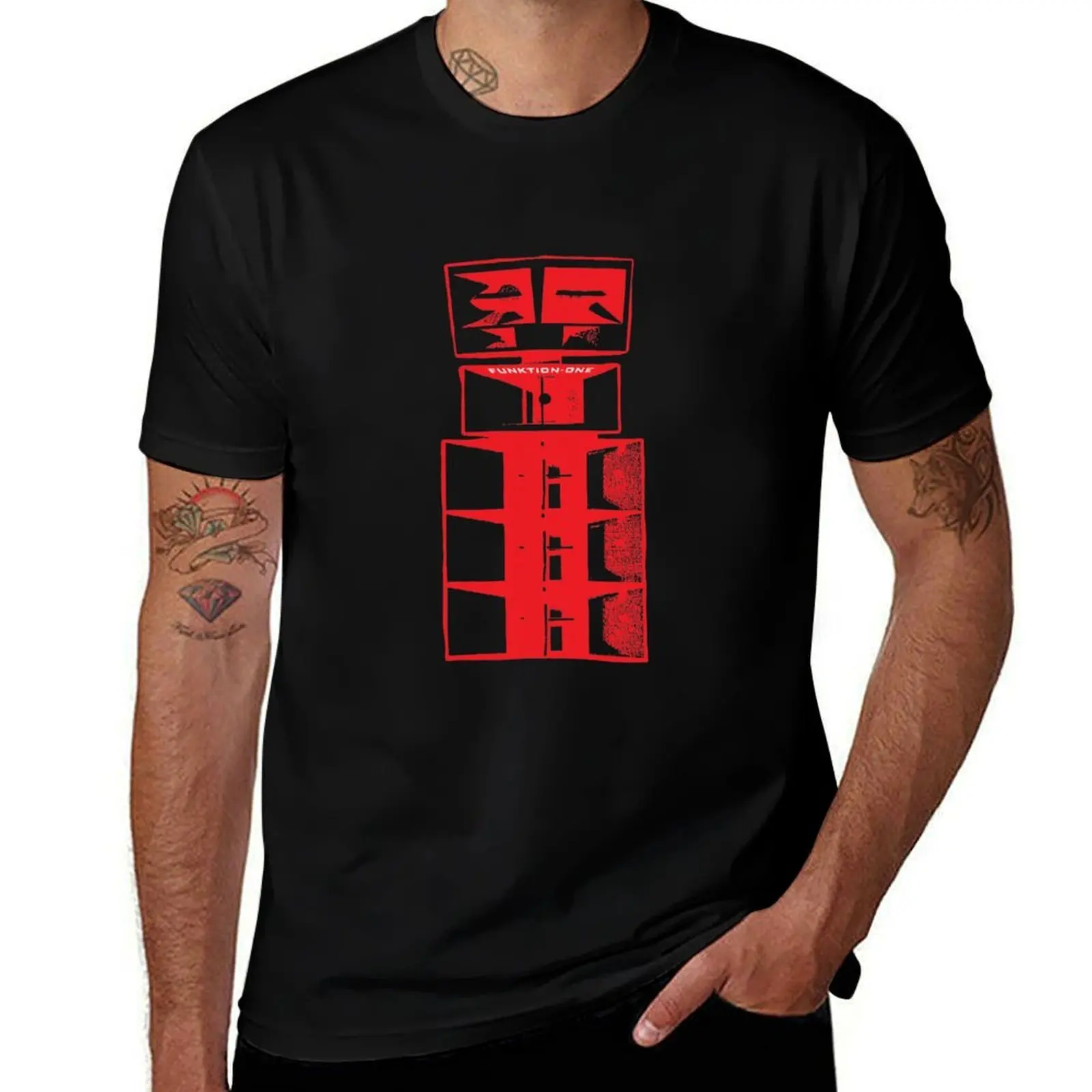 Funktion-One Loud Speaker Music Dance T-Shirt Cool Dry Performance T-Shirt