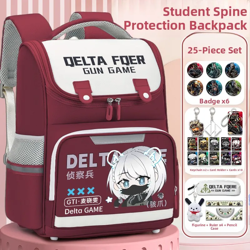 2026-delta-new-large-capacity-back-support-backpack-for-boys-primary-school-students-grade-one-to-six-anti-exposure-backpack