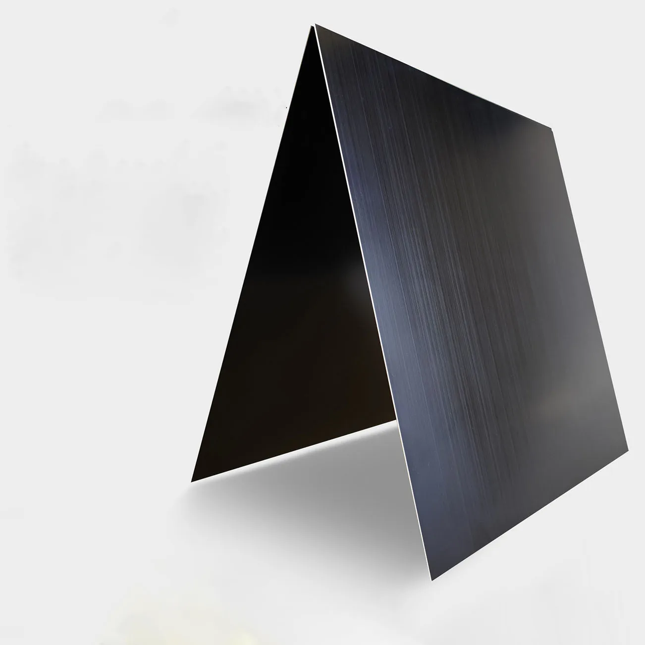 Black Brushed Anodized Aluminum Plate With a Thickness Of 0.5/0.8/1.5/2mm, Suitable For Laser Engraving Parts