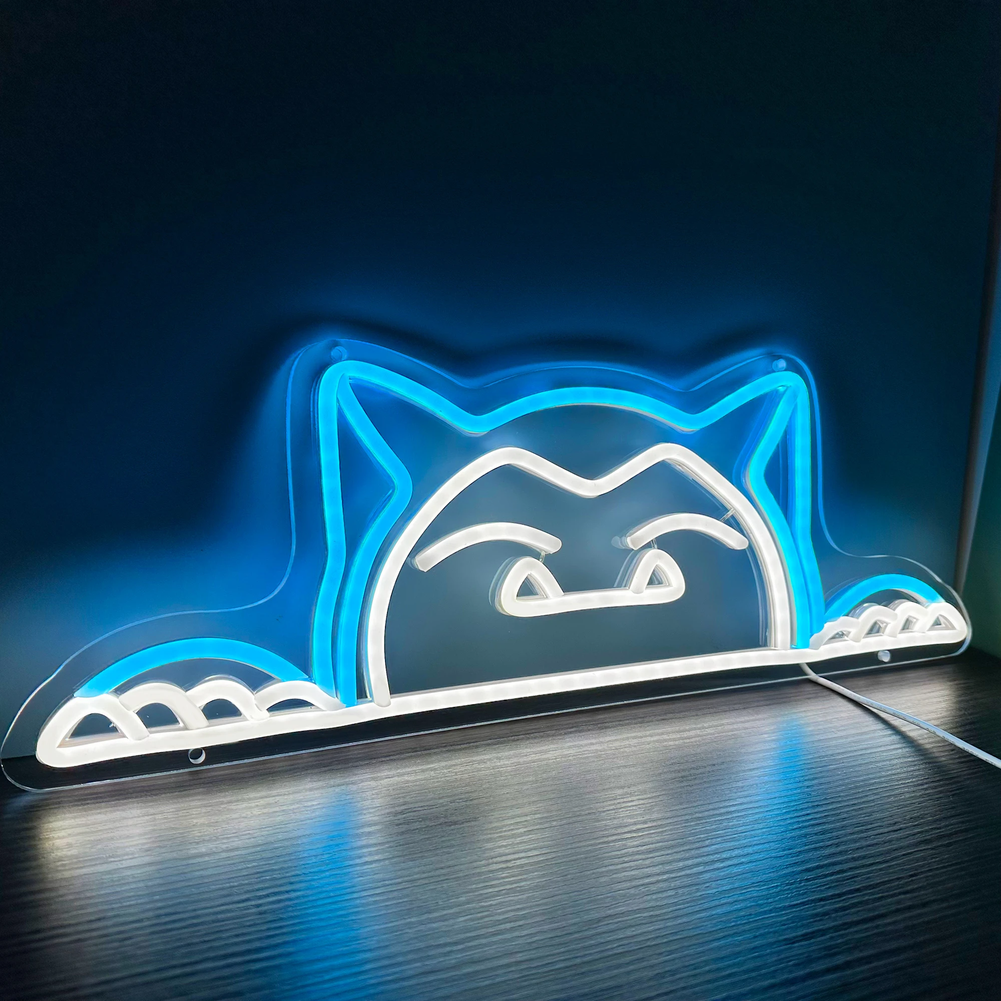 Imagem -02 - Cute Anime Bear Neon Sign Luz Led Personalizada Luzes de Parede Decoração de Festa de Casamento Loja Casa