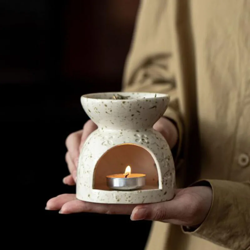 Huajian Fish Shadow Aromatherapy Burner Tea Roasting Stove Essential Oil Furnance Tea House Fragrance Censer Home Decoration