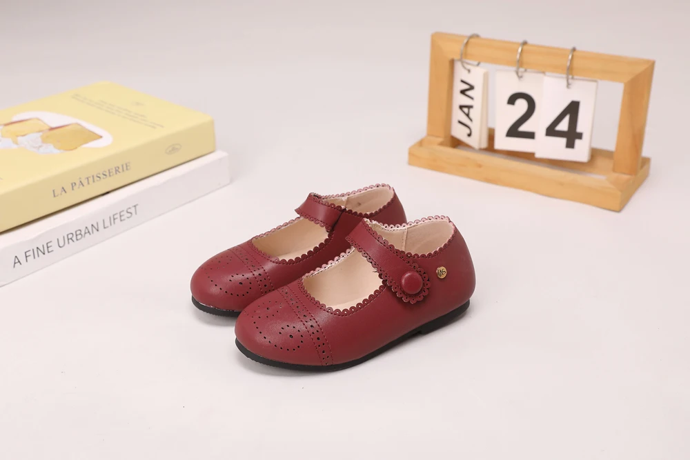 AS Kinderschuhe Marken-Kinderschuhe Baby Mädchen Lederschuhe Kleinkind Prinzessin Ballerinas Jungen Brogue Oxford Weiche Plateau Mary Jane Schuhe – Detail 31