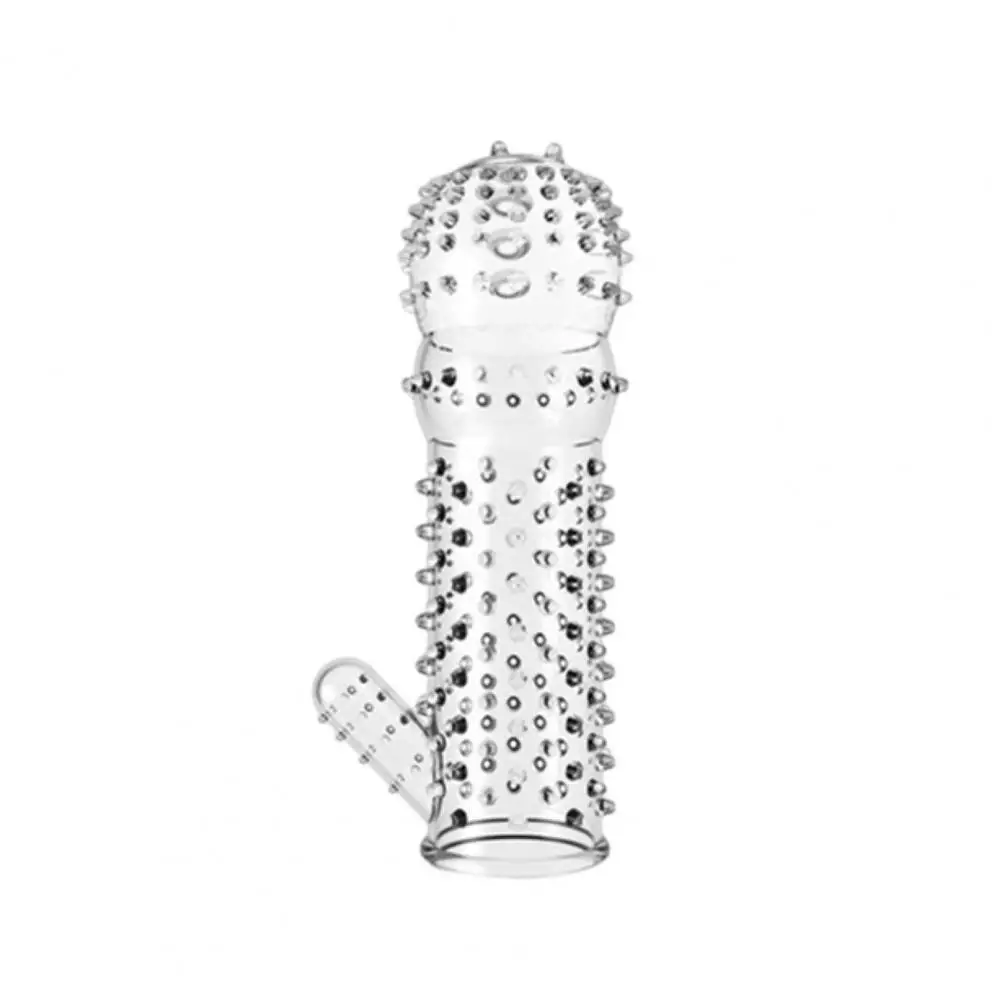 Faux Crystal Penis Sleeve Men Penis Touch-Real Cover Cock Enlargement Dick Extender Enhanced Intimacy Sex Product - Image 5