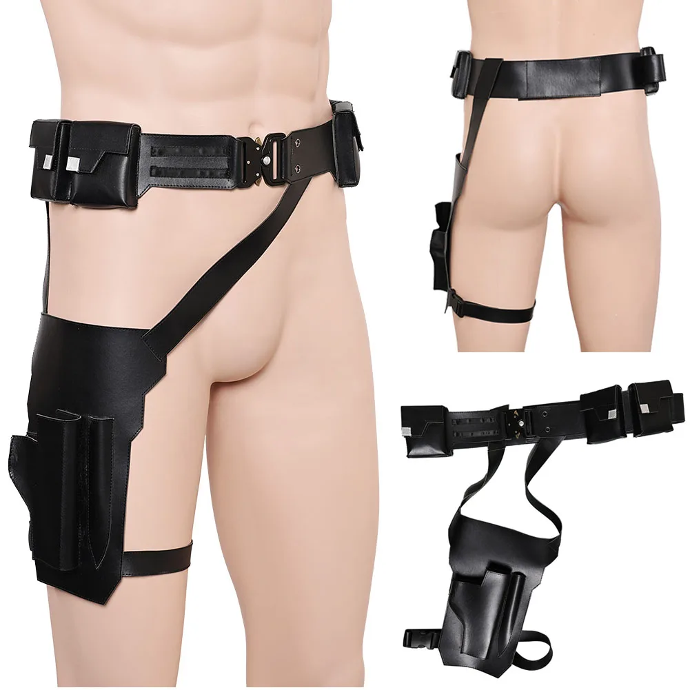 

Fancy Dress Bucky Barnes Waistbelt For Men Holster Pack Movie Bolts of Thunder Male Superhero Cosplay Costume Accessories Prop