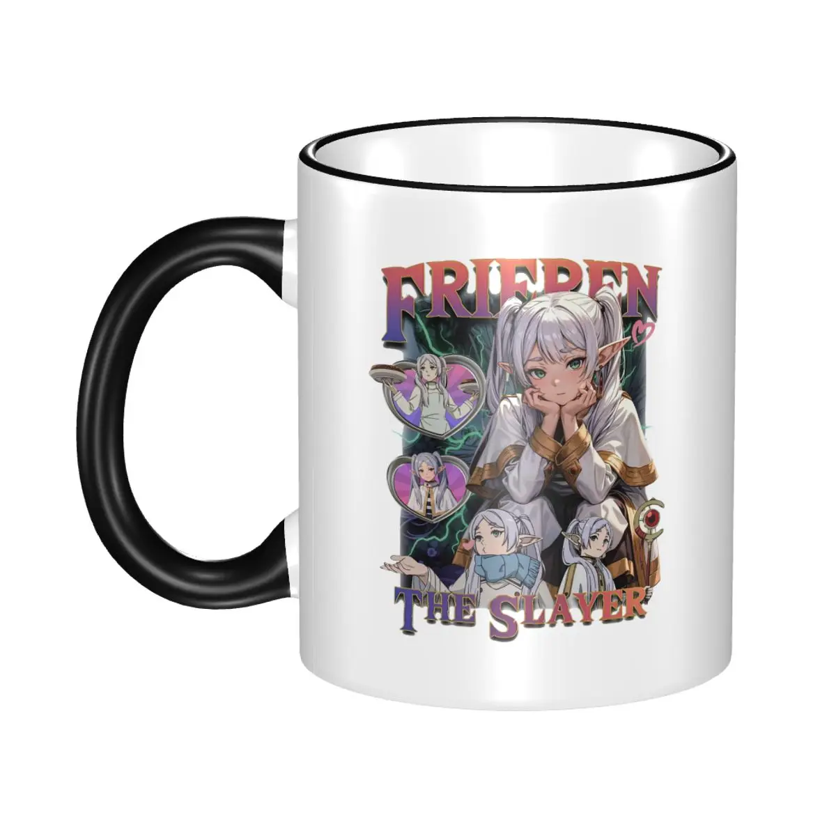 

Frieren Bootleg Design Aesthetic Coffee Mug Cute Tea Cups For Home